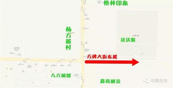辛集方碑大街 要打通了！